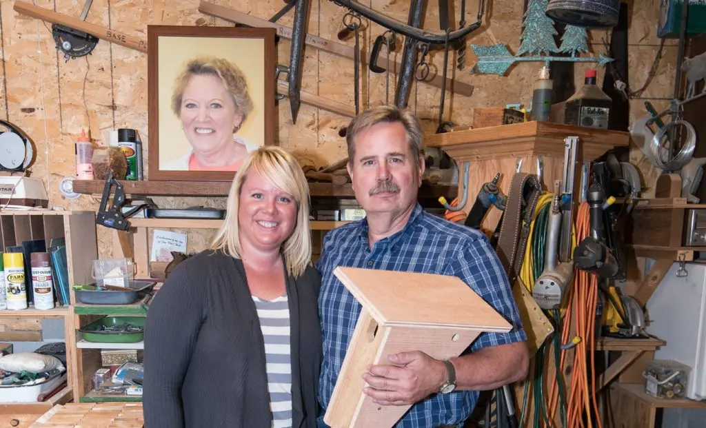 Ron-and-Kristy-bluebird-house-crop - Our Lady of Peace