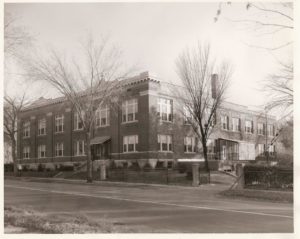 Vintage photo of Our Lady of Peace building